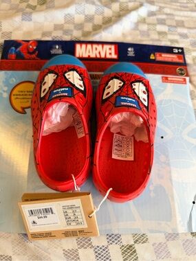 Marvel Kids' Spider-Man Red Slip-On Shoes size C7
